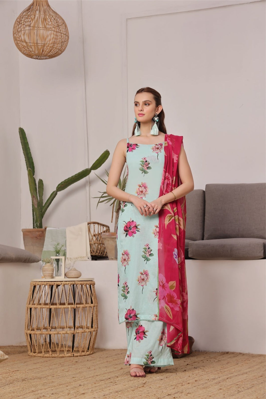 Allover Linen Bana Dora 3Pc